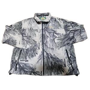 Cabela’s Open Country Camouflage Fleece Hunting Outdoor Full Zip Vest MEN Xl